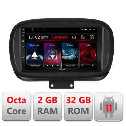 Navigatie dedicata Fiat 500 2014- D-539 Lenovo Octa Core cu Android Radio Bluetooth Internet GPS WIFI DSP 2+32 GB 4G KIT-539+EDT-E509-LITE CarStore Technology