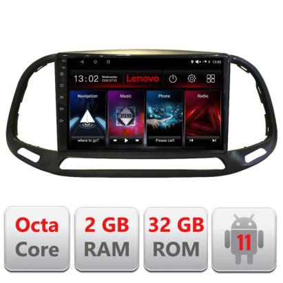 Navigatie dedicata Fiat Doblo 2015-2018 D-DOBLO15 Lenovo Octa Core cu Android Radio Bluetooth Internet GPS WIFI DSP 2+32 GB 4G KIT-DOBLO15+EDT-E509-LITE CarStore Technology