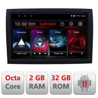 Navigatie dedicata Fiat Ducato 2006- D-DUCATO Lenovo Octa Core cu Android Radio Bluetooth Internet GPS WIFI DSP 2+32 GB 4G KIT-ducato+EDT-E509-LITE CarStore Technology