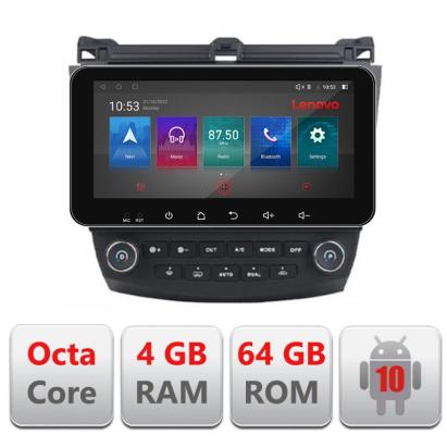 Navigatie dedicata Honda Accord 2004-2008 I-ACCORD cu Android Radio Bluetooth Internet 4+64 Lenovo ecran 10.33" CarStore Technology