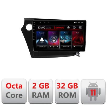 Navigatie dedicata Honda Insight 2009-2014 D-insight Lenovo Octa Core cu Android Radio Bluetooth Internet GPS WIFI DSP 2+32 GB 4G KIT-INSIGHT+EDT-E509-LITE CarStore Technology