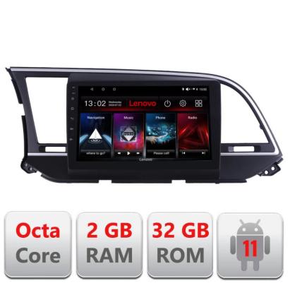 Navigatie dedicata Hyundai Elantra 2015-2018 D-581 Lenovo Octa Core cu Android Radio Bluetooth Internet GPS WIFI DSP 2+32 GB 4G KIT-581+EDT-E509-LITE CarStore Technology