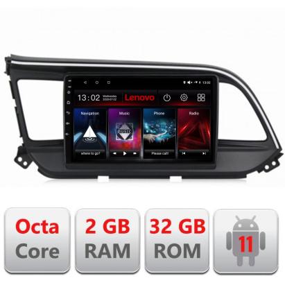 Navigatie dedicata Hyundai Elantra 2018- D-1581 Lenovo Octa Core cu Android Radio Bluetooth Internet GPS WIFI DSP 2+32 GB 4G KIT-1581+EDT-E509-LITE CarStore Technology