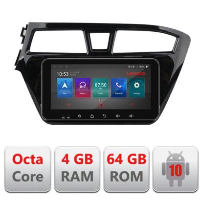 Navigatie dedicata Hyundai i20 2015-2018 I-517 4+64 Lenovo ecran 10.33"  Android Waze USB Navigatie  Internet Youtube Radio CarStore Technology