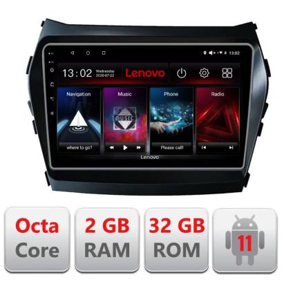 Navigatie dedicata Hyundai Santa Fe IX45 D-209 Lenovo Octa Core cu Android Radio Bluetooth Internet GPS WIFI DSP 2+32 GB 4G KIT-209+EDT-E509-LITE CarStore Technology