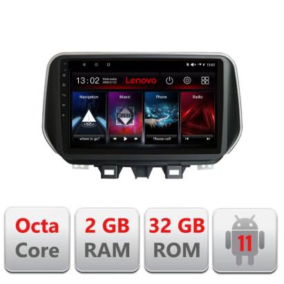 Navigatie dedicata Hyundai Tucson 2019- D-1135 Lenovo Octa Core cu Android Radio Bluetooth Internet GPS WIFI DSP 2+32 GB 4G KIT-1135+EDT-E509-LITE CarStore Technology