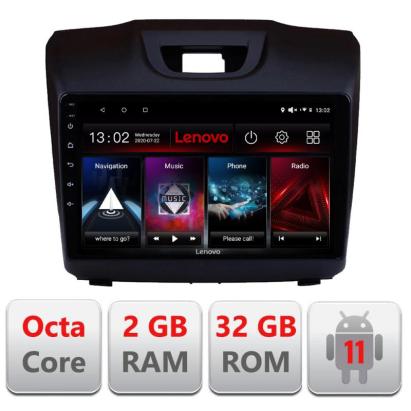 Navigatie dedicata Isuzu D-Max D-2234 Lenovo Octa Core cu Android Radio Bluetooth Internet GPS WIFI DSP 2+32 GB 4G KIT-2234+EDT-E509-LITE CarStore Technology