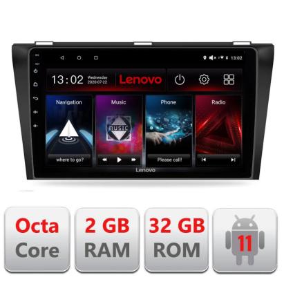 Navigatie dedicata Mazda 3 2009-2014 D-034 Lenovo Octa Core cu Android Radio Bluetooth Internet GPS WIFI DSP 2+32 GB 4G KIT-034+EDT-E509-LITE CarStore Technology