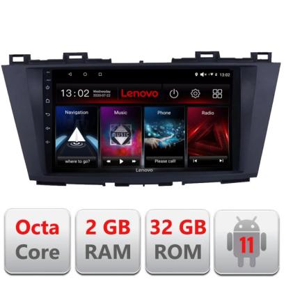 Navigatie dedicata Mazda 5 2010-2017 D-117 Lenovo Octa Core cu Android Radio Bluetooth Internet GPS WIFI DSP 2+32 GB 4G KIT-117+EDT-E509-LITE CarStore Technology