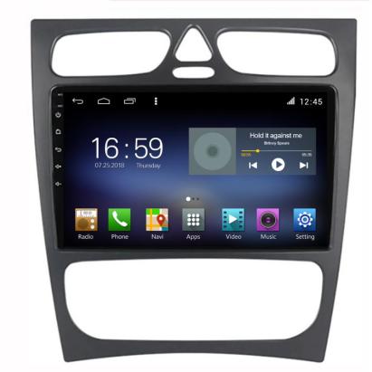 Navigatie dedicata Mercedes C W203 2000-2004 F-clk Octa Core cu Android Radio Bluetooth Internet GPS WIFI DSP 8+128GB 4G CarStore Technology