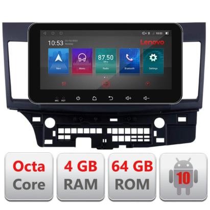 Navigatie dedicata Mitsubishi Lancer I-037 4+64 Lenovo ecran 10.33"  Android Waze USB Navigatie  Internet Youtube Radio CarStore Technology