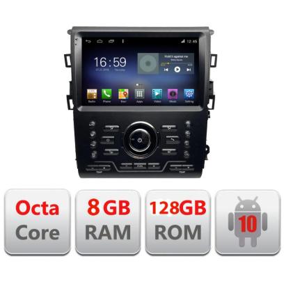 Navigatie dedicata Mondeo MK5 SYNC2 si SYNC 3 2015-2022 Octa Core cu Android Radio Bluetooth Internet GPS WIFI DSP 8+128GB 4G Kit-377-sync+EDT-E609 CarStore Technology