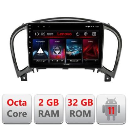 Navigatie dedicata Nissan Juke 2010-2015 D-JUKE Lenovo Octa Core cu Android Radio Bluetooth Internet GPS WIFI DSP 2+32 GB 4G KIT-JUKE+EDT-E509-LITE CarStore Technology