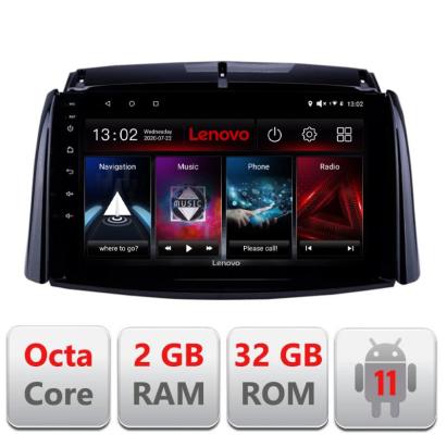 Navigatie dedicata Renault Koleos 2009-2016 D-KOLEOS Lenovo Octa Core cu Android Radio Bluetooth Internet GPS WIFI DSP 2+32 GB 4G KIT-KOLEOS+EDT-E509-LITE CarStore Technology