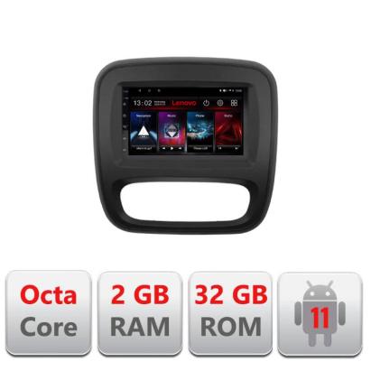 Navigatie dedicata Renault Trafic 2014-2017 D-rt09 Lenovo Octa Core cu Android Radio Bluetooth Internet GPS WIFI DSP 2+32 GB 4G kit-rt09+EDT-E509-LITE CarStore Technology