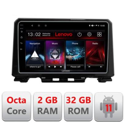 Navigatie dedicata Suzuki Jimny 2018- D-JIMNY Lenovo Octa Core cu Android Radio Bluetooth Internet GPS WIFI DSP 2+32 GB 4G KIT-JIMNY+EDT-E509-LITE CarStore Technology