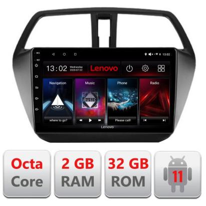 Navigatie dedicata Suzuki S-Cross D-337 Lenovo Octa Core cu Android Radio Bluetooth Internet GPS WIFI DSP 2+32 GB 4G KIT-337+EDT-E509-LITE CarStore Technology