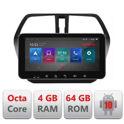 Navigatie dedicata Suzuki S-Cross Quad Core I-337 4+64 Lenovo ecran 10.33"  Android Waze USB Navigatie  Internet Youtube Radio CarStore Technology