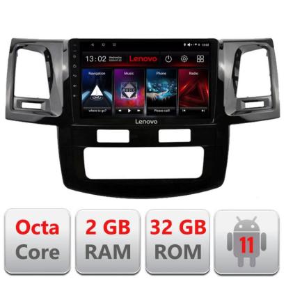 Navigatie dedicata Toyota Hilux 2008-2014 D-143 Lenovo Octa Core cu Android Radio Bluetooth Internet GPS WIFI DSP 2+32 GB 4G KIT-143+EDT-E509-LITE CarStore Technology