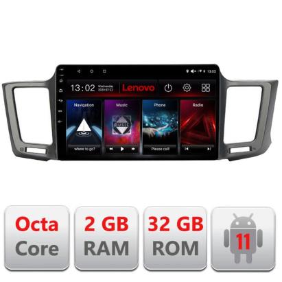 Navigatie dedicata Toyota RAV4 2013-2018 D-247 Lenovo Octa Core cu Android Radio Bluetooth Internet GPS WIFI DSP 2+32 GB 4G KIT-247+EDT-E509-LITE CarStore Technology