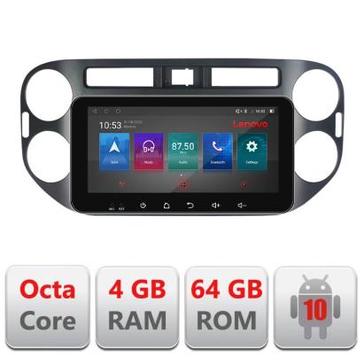 Navigatie dedicata VW Tiguan 2009-2015  Android radio gps internet Lenovo Octa Core 4+64 LTE ecran de 10.33' wide Kit-489v2+EDT-E511-PRO CarStore Technology