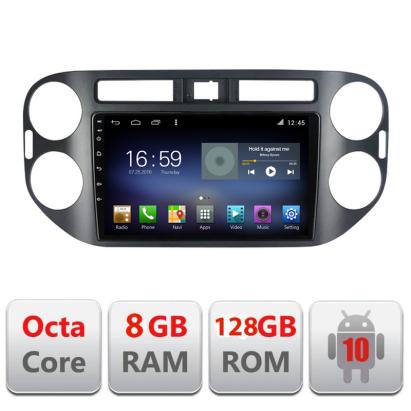 Navigatie dedicata VW Tiguan 2009-2015  Android radio gps internet Lenovo Octa Core 4+64 LTE Kit-489v2+EDT-E609 CarStore Technology