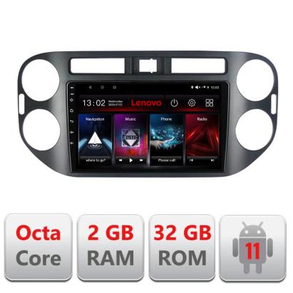 Navigatie dedicata VW TIGUAN-  Lenovo Octa Core cu Android Radio Bluetooth Internet GPS WIFI DSP 2+32 GB 4G KIT-489+EDT-E509-LITE CarStore Technology