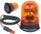 Girofar auto Automax 12V orange cu bec H1 si fixare magnetica, 16x14cm , AutoDrive ProParts