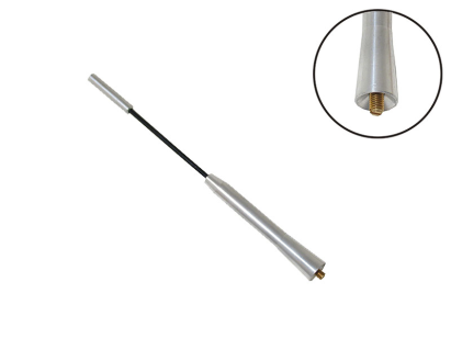 Tija antena auto Automax Aluminiu 20cm , filet de 5 mm AutoDrive ProParts