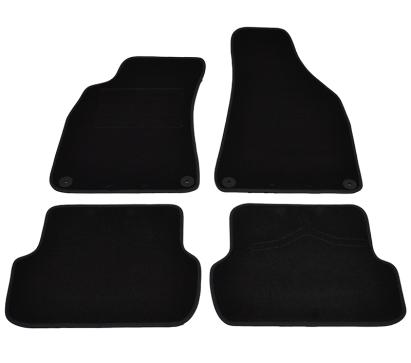 Covorase mocheta Audi A4 4usi 1/2001-10/2007 A4 Avant 9/2001-4/2008 si A4 Cabriolet 5/2002-3/2008, Negru , set de 4 bucati AutoDrive ProParts