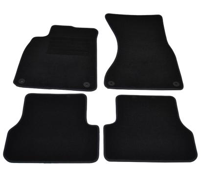 Covorase mocheta Audi A6 4 USI 4/2011- , A6 AVANT 9/2011- , A7 10/2010- Negru, set de 4 bucati AutoDrive ProParts