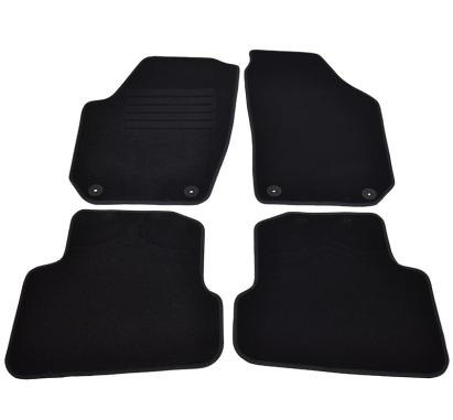 Covorase mocheta Skoda Fabia 2 3/2007- Negru, set de 4 bucati AutoDrive ProParts