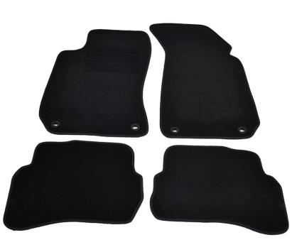 Covorase mocheta VW Passat B5 cu fixare in podea OVALA 10/2000-2/2005 Negru, set de 4 bucati AutoDrive ProParts