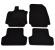 Covorase mocheta Renault Clio 3/5USI 9/2012- Negru, set de 4 bucati AutoDrive ProParts
