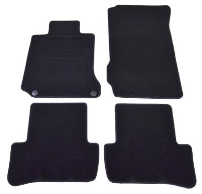Covorase mocheta Mercedes Clasa C W204 4USI SW 2/2007- Negru, set de 4 bucati AutoDrive ProParts