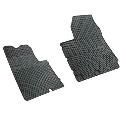Set covorase auto din cauciuc Nissan Primastar 2006-, Opel Vivaro 2001-2014; Renault Trafic 2001-2014, presuri BestAutoVest, negre, 2 buc. AutoDrive ProParts
