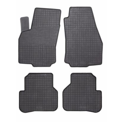 Set covorase auto din cauciuc Citroen Nemo 2007-2017 (5 locuri), Fiat Fiorino 3 din 2007- (5 locuri), Peugeot Bipper 2007- (cu 5 locuri), Fiat Qubo 2008-2020 (5 locuri) presuri BestAutoVest, negre, 4 buc. AutoDrive ProParts