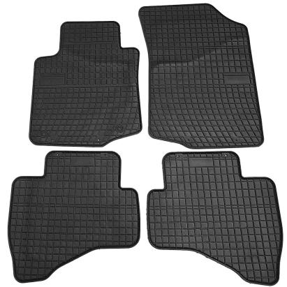 Set covorase auto din cauciuc Citroen C1 2 2014-2021, Toyota Aygo 2014-, Peugoet 108, 2014-2021, presuri BestAutoVest, negre, 4 buc. AutoDrive ProParts