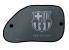 Parasolare auto laterale FC Barcelona 38X65cm, 2buc. AutoDrive ProParts