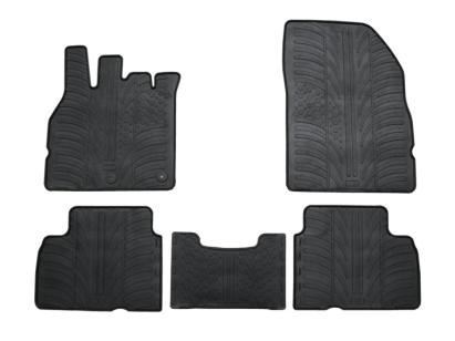 Set covorase auto din cauciuc Renault Scenic 3 (JZ)/ Facelift 2009-10.2016, Negru, Gledring, 5 buc. AutoDrive ProParts
