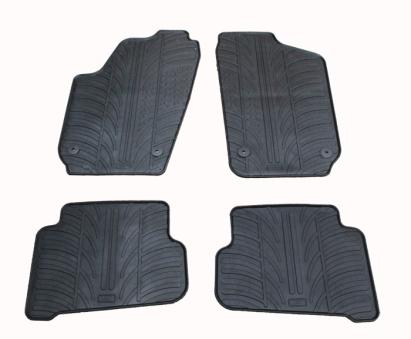 Set covorase auto din cauciuc Vw Polo (6R) 06.2009-09.2017, Negru, Gledring, 4 buc. AutoDrive ProParts