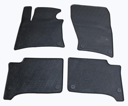 Set covorase auto din cauciuc Vw Touareg 2010-04.2018, Negru, Gledring, 4 buc. AutoDrive ProParts