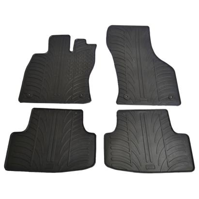 Set covorase auto din cauciuc Seat Leon 2013-03.2020 (5 usi), Vw Golf 8 Hatchback 2020- (5 usi, Manual), Golf 7 4Motion 2012-12.2019, Negru, Gledring, 4 buc. AutoDrive ProParts