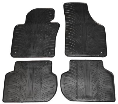 Set covorase auto din cauciuc Vw Jetta 6 (162) 2011-2018, Negru, Gledring, 4 buc. AutoDrive ProParts