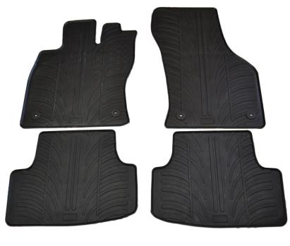 Set covorase auto din cauciuc Vw Golf 7 Sportsvan 2014-, Audi A3 Sportback 2013-, A3 sedan 2013-, Negru, Gledring, 4 buc. AutoDrive ProParts