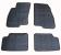 Set covorase auto din cauciuc Fiat Grande Punto 2005-2010, Negru, Gledring, 4 buc. AutoDrive ProParts