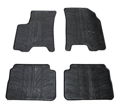 Set covorase auto din cauciuc Chevrolet Aveo 2006-2011, Negru, Gledring, 4 buc. AutoDrive ProParts