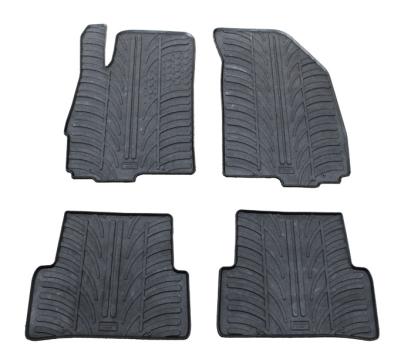 Set covorase auto din cauciuc Chevrolet Aveo T300 2011-2014, 5 usi, Negru, Gledring, 4 buc. AutoDrive ProParts
