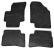 Set covorase auto din cauciuc Hyundai Accent 2005-, Kia Rio 2005-2010, Negru, Gledring, 4 buc. AutoDrive ProParts
