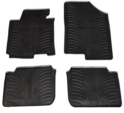 Set covorase auto din cauciuc Hyundai Elantra 2011-03.2016, 4 usi, Negru, Gledring, 4 buc. AutoDrive ProParts